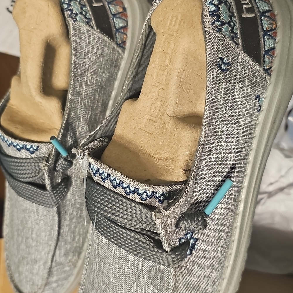 Hey Dude Wendy Flora Women's Flats - Tulip Gray